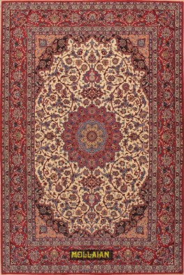 tappeto extra fine Isfahan persia