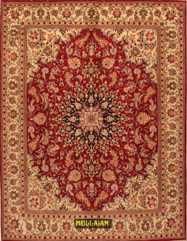 tappeto persiano qum fine